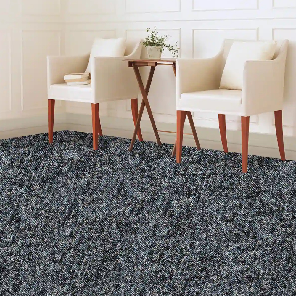 موکت شبنم سرمه‌ای پالاز کد 7975