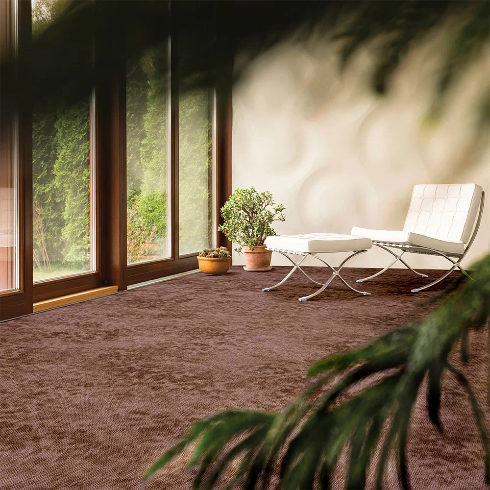 موکت پتینه شکلاتی پالاز کد 5508