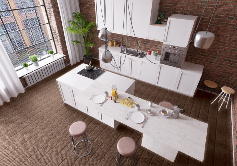 موکت مناسب برای آشپزخانه + معرفی کاربردی بهترین محصولات پالازموکت