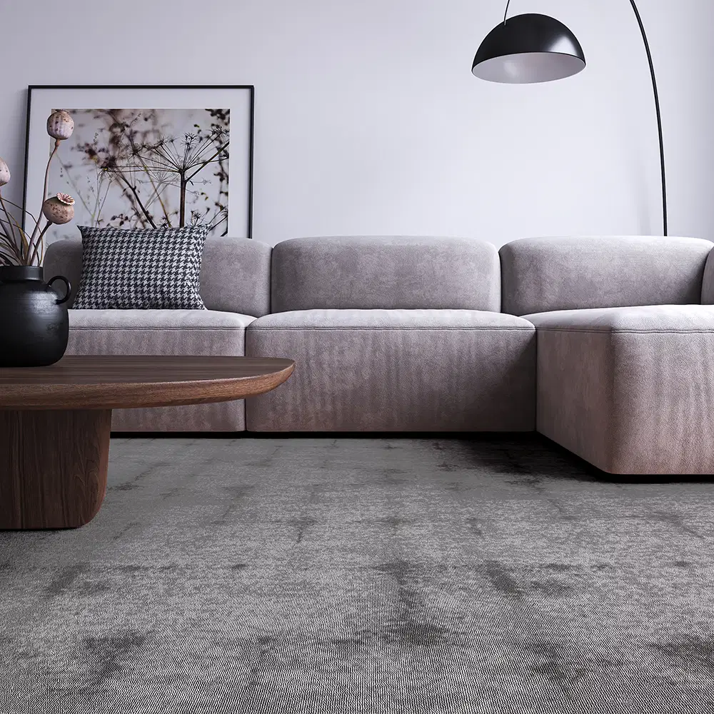 موکت آسا نقره‌ای پالاز کد 9129