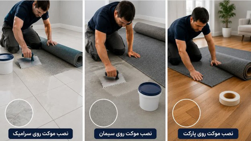 درز موکت