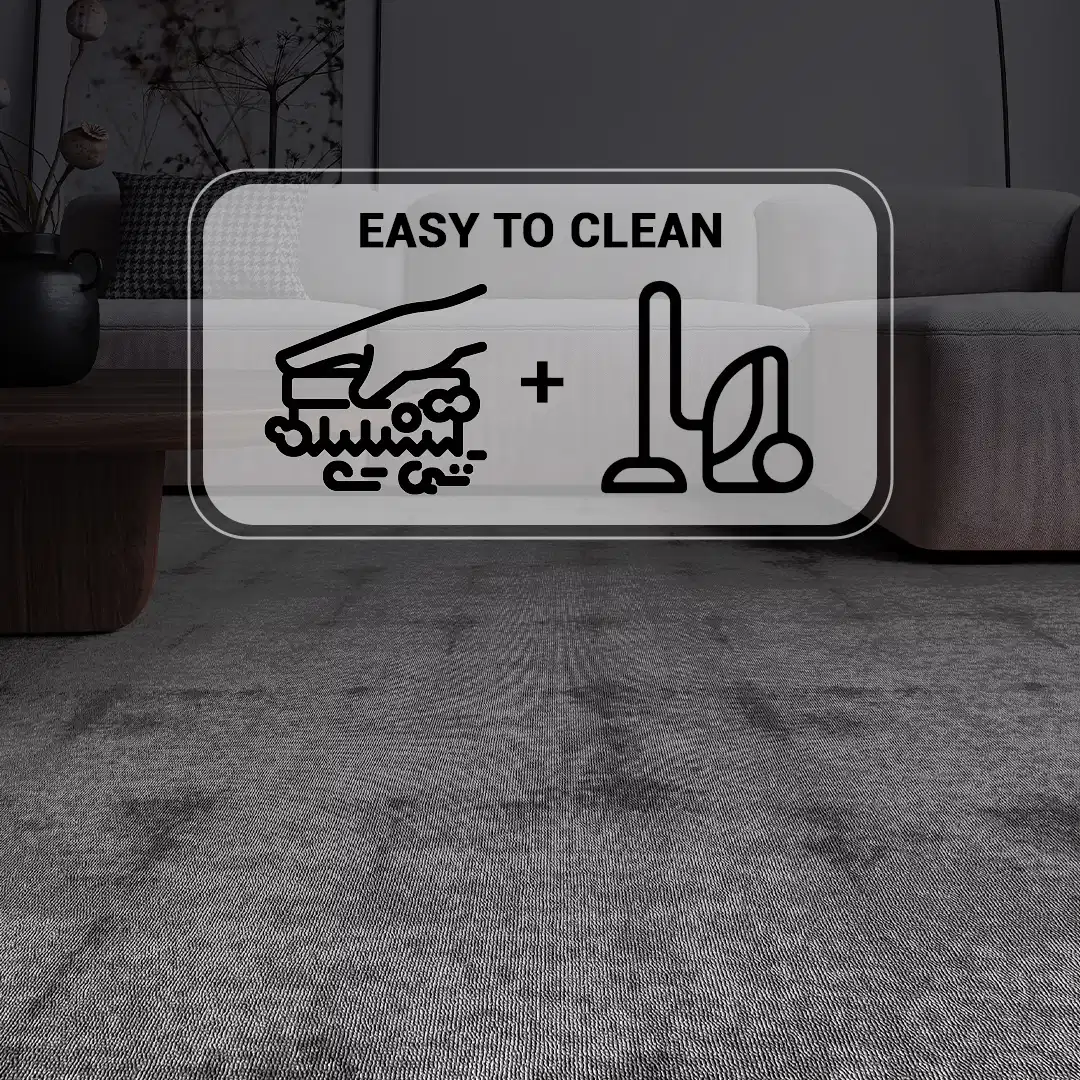 موکت آسا نقره‌ای پالاز کد 9129