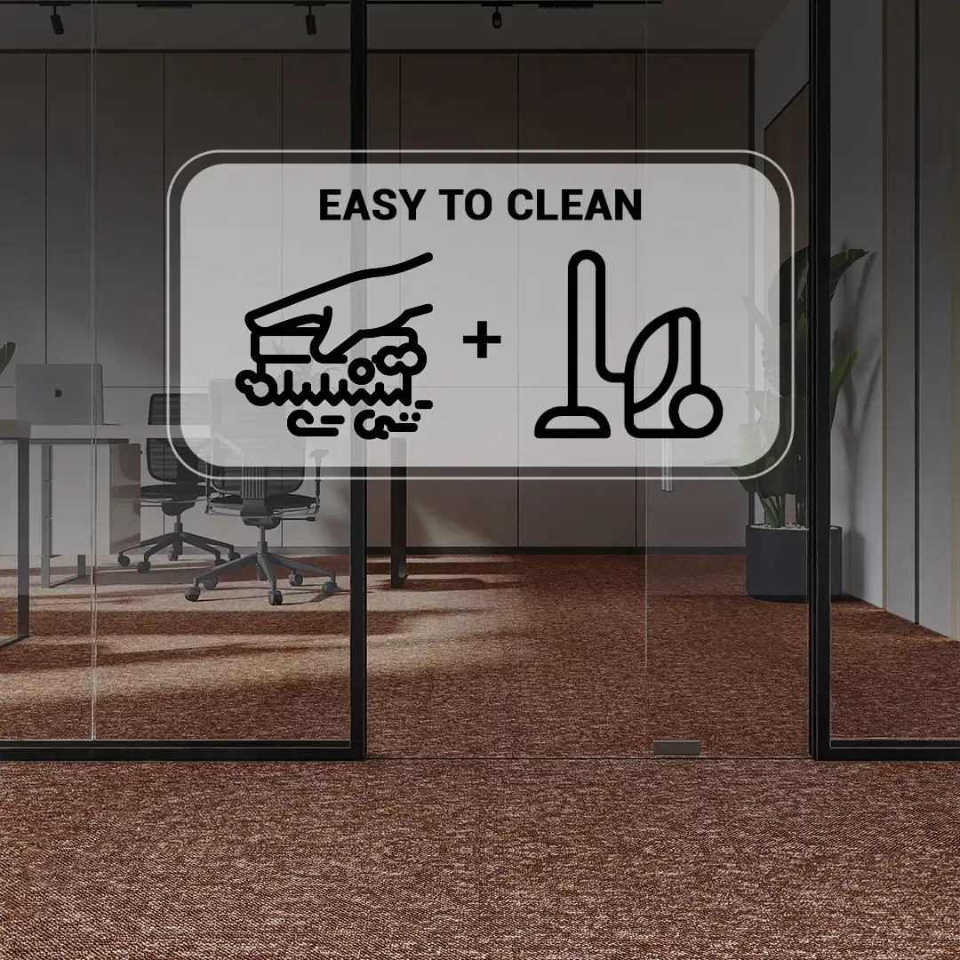 موکت شبنم قهوه‌ای پالاز کد 5675