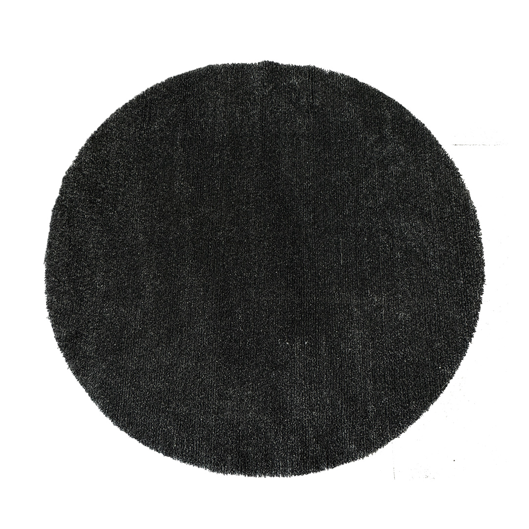 فرش گونه لوما خاکستری پشت تی پی ای دایره ای کد ۹۷۲۶ (قطر 1.5 متر)