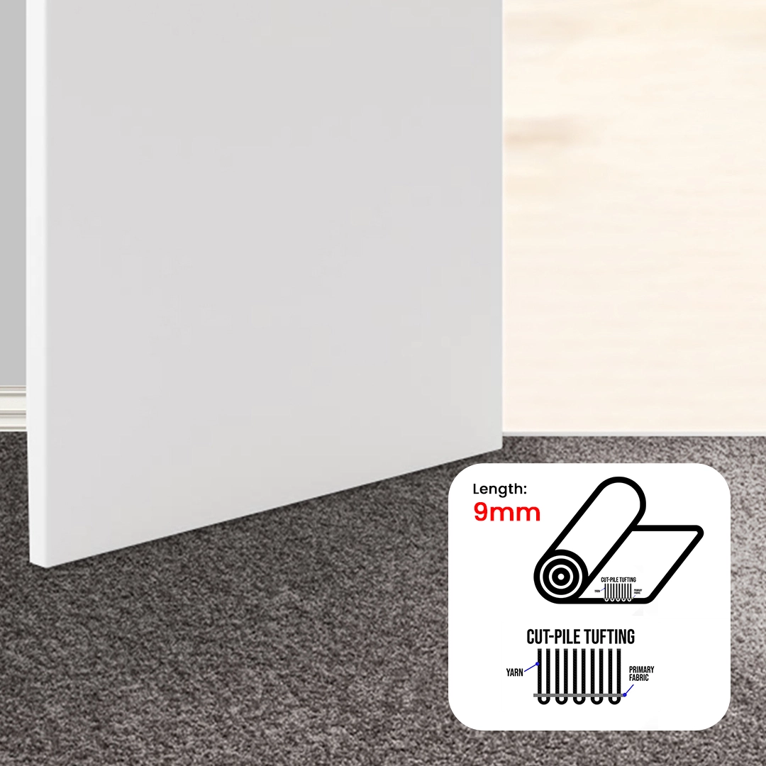 موکت یاسمن نقره‌ای پالاز کد 9164